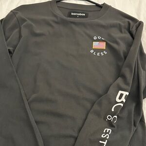 Men's Black Long Sleeve Shirt